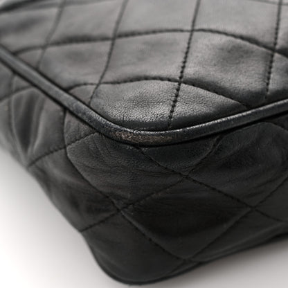 Chanel Lambskin Quilted Tassel Camera Case Black 13 of 16