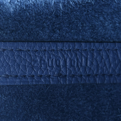 Hermes Taurillon Clemence Picotin Lock 22 MM Bleu France 7 of 10