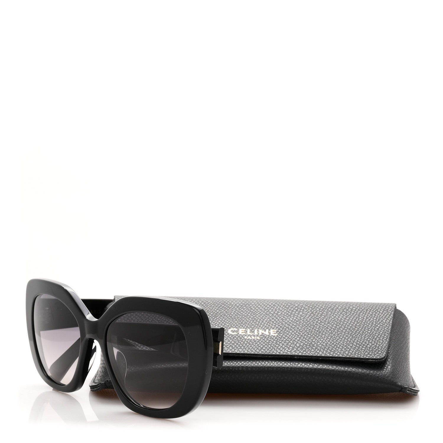 Celine Acetate Triomphe 01 Square Sunglasses CL 40226U Black 7 of 7