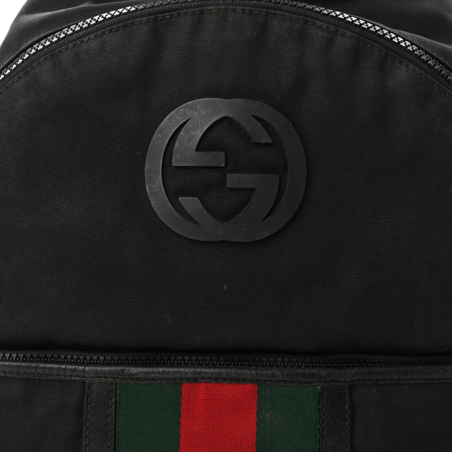 Gucci Techno Canvas Web Parana Backpack Black 8 of 13