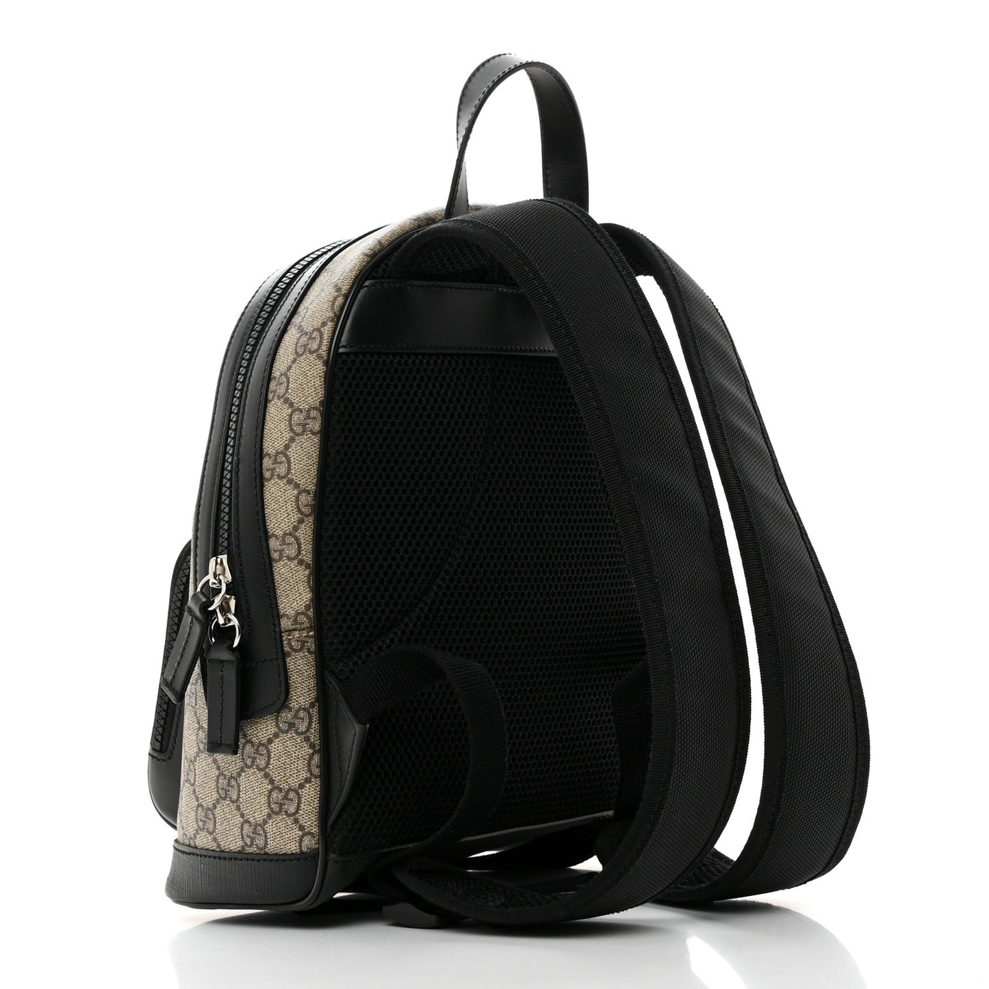 GG Supreme Monogram Small Eden Day Backpack Black