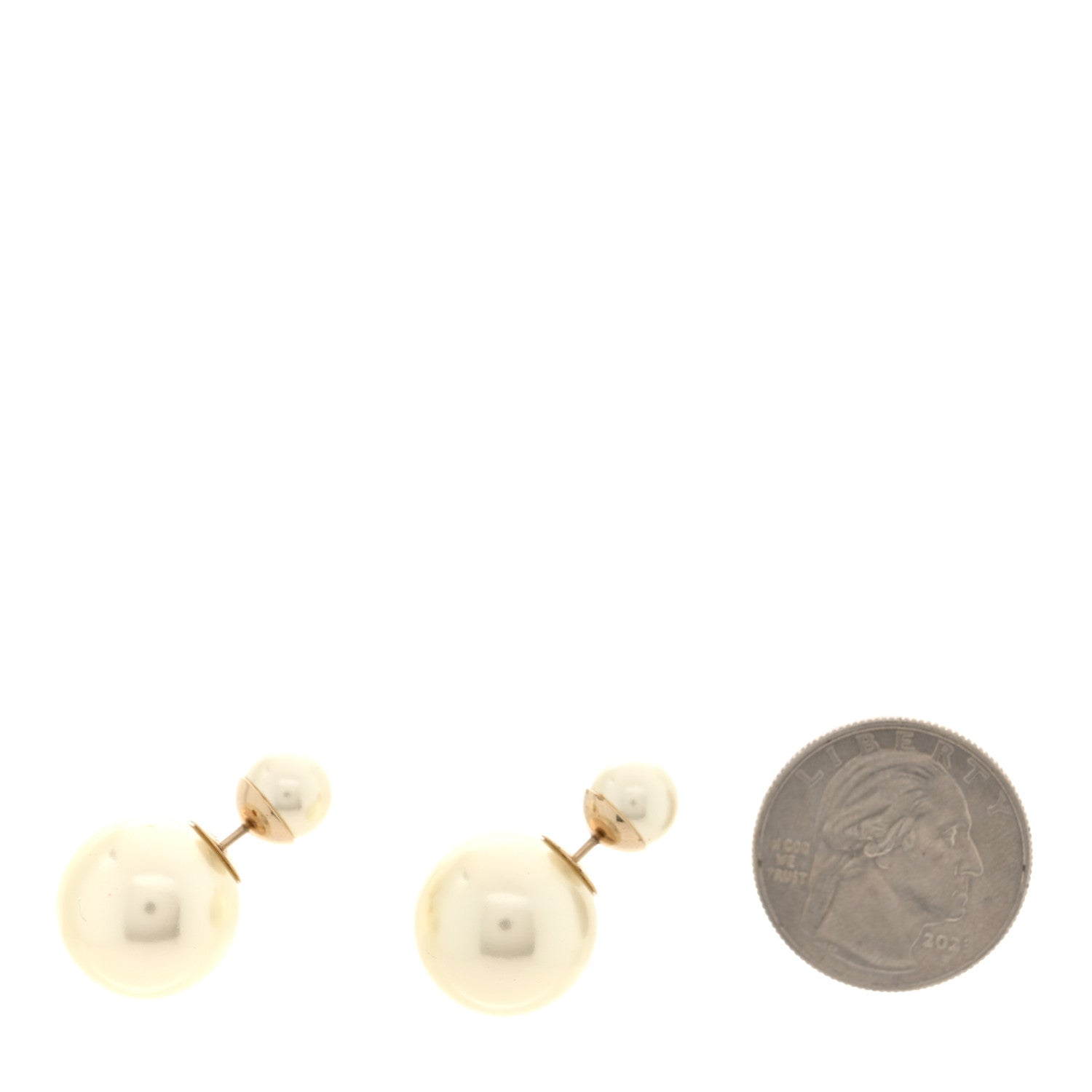 Christian Dior Pearl Mise En Dior Tribal Earrings Gold 2 of 4
