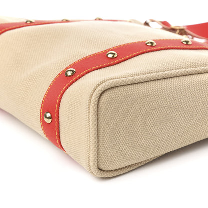 Louis Vuitton Toile Antigua Cabas MM Beige 8 of 9
