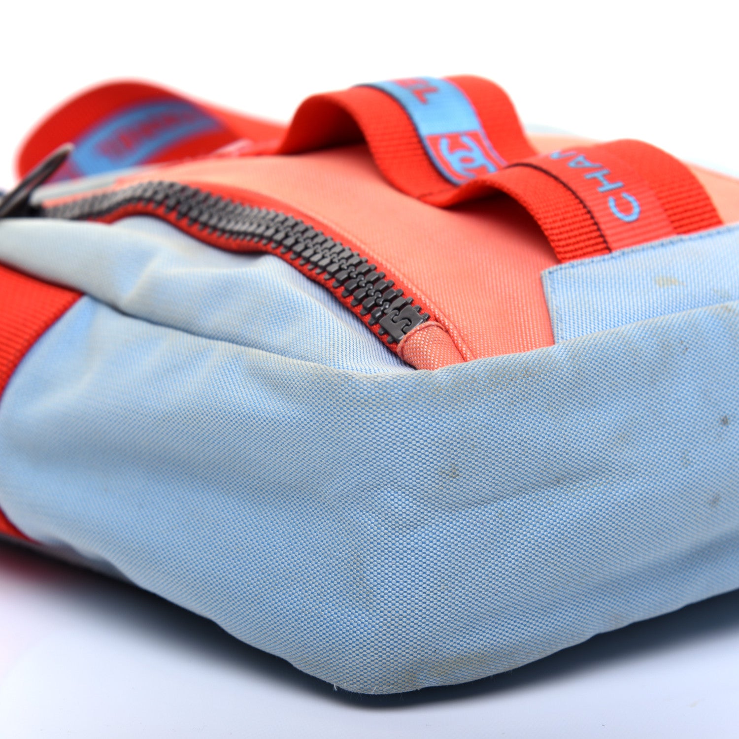 Chanel Nylon Sport Crossbody Blue Red 6 of 11