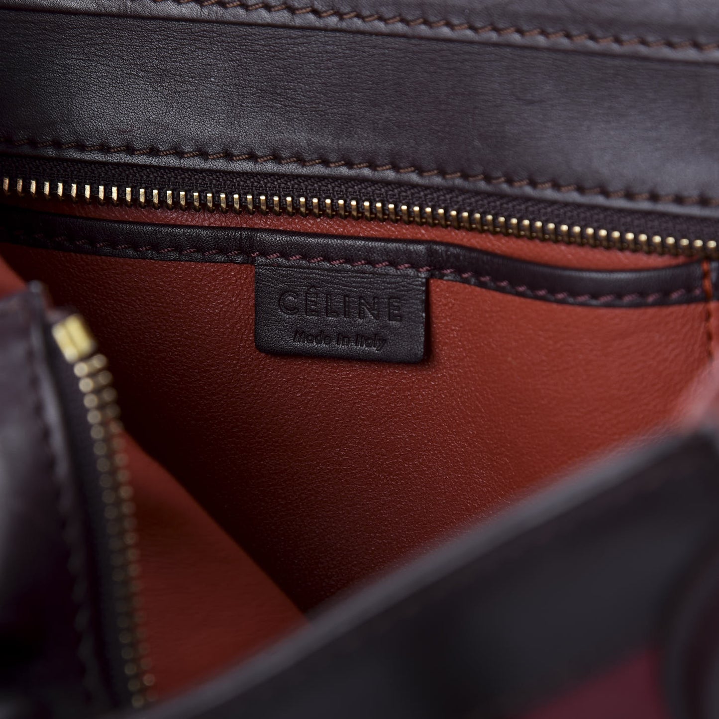 Satin Calfskin Nano Tri-Color Luggage Orchid