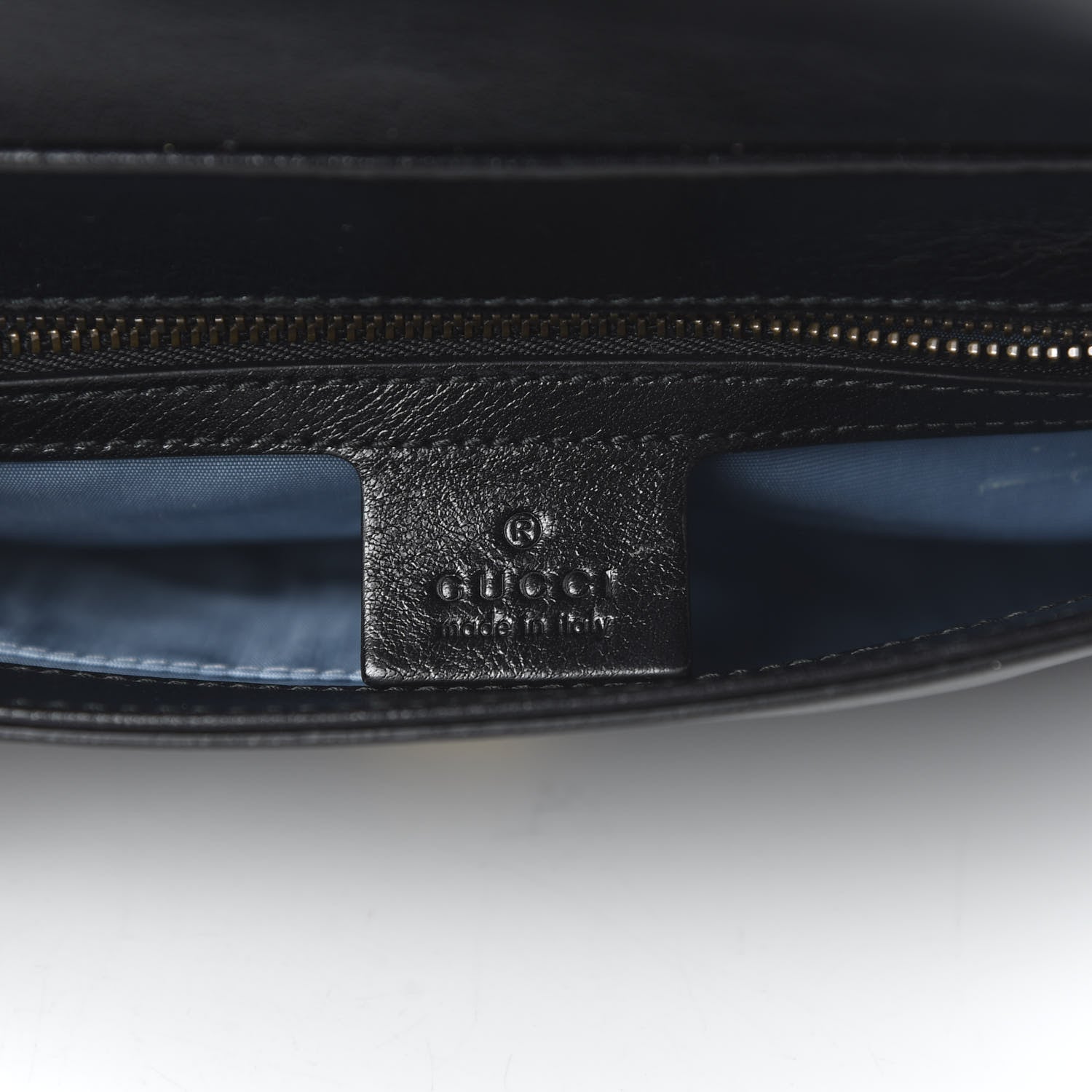 Gucci Calfskin Diagonal GG Medium Thiara Double Envelope Shoulder Bag Emerald Green Black 8 of 10