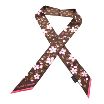 Louis Vuitton LV X TM Silk Monogram Cherry Blossom BB Bandeau Tan 1 of 3