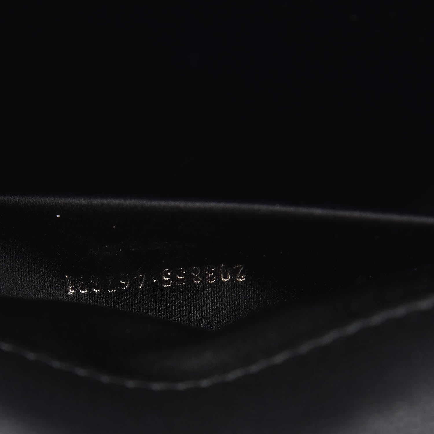 Saint Laurent Glitter Calfskin Large Belle De Jour Clutch Black 7 of 8