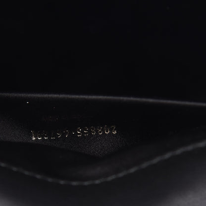 Saint Laurent Glitter Calfskin Large Belle De Jour Clutch Black 7 of 8