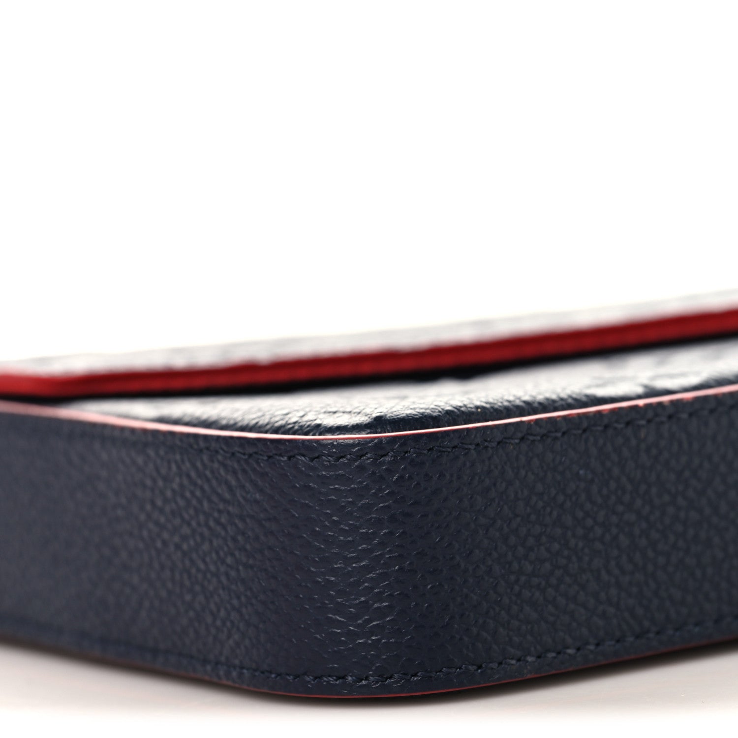 Louis Vuitton Empreinte Pochette Felicie Chain Wallet Marine Rouge 9 of 10