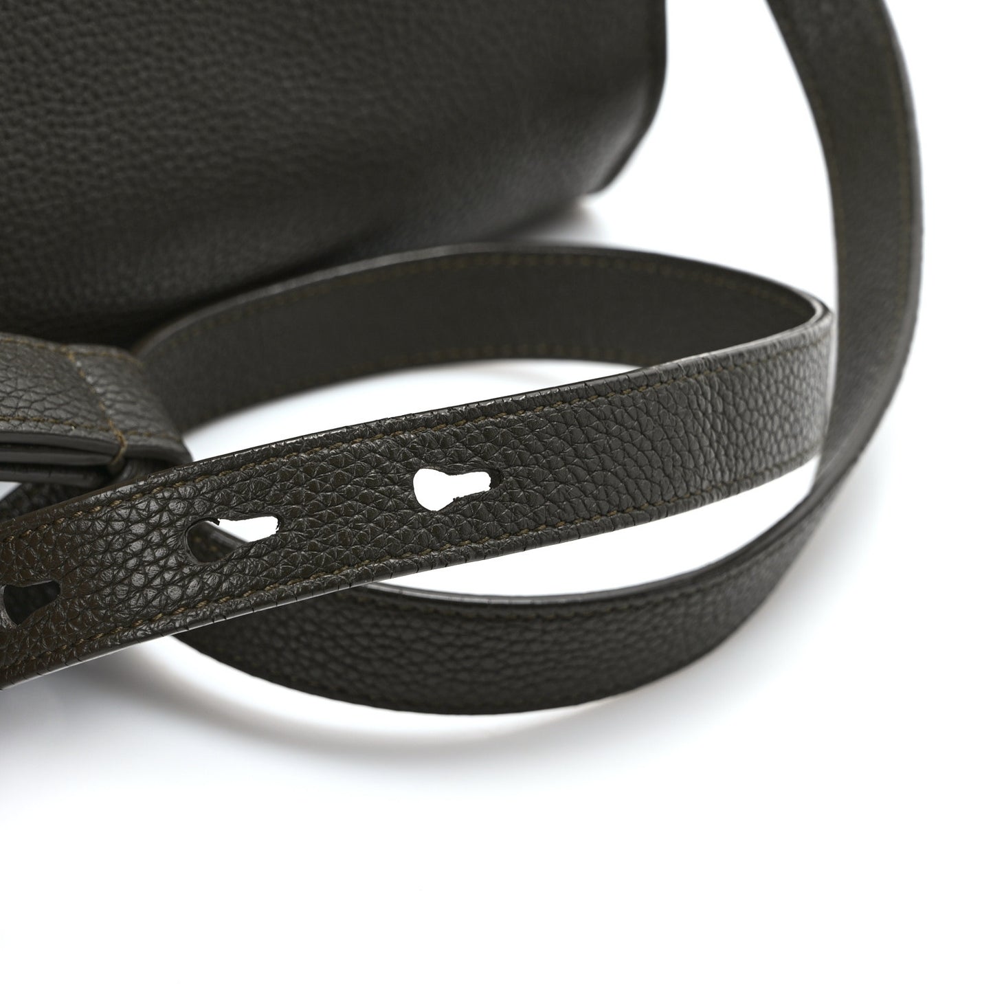 Grained Calfskin Baby Sac De Jour Souple Earth