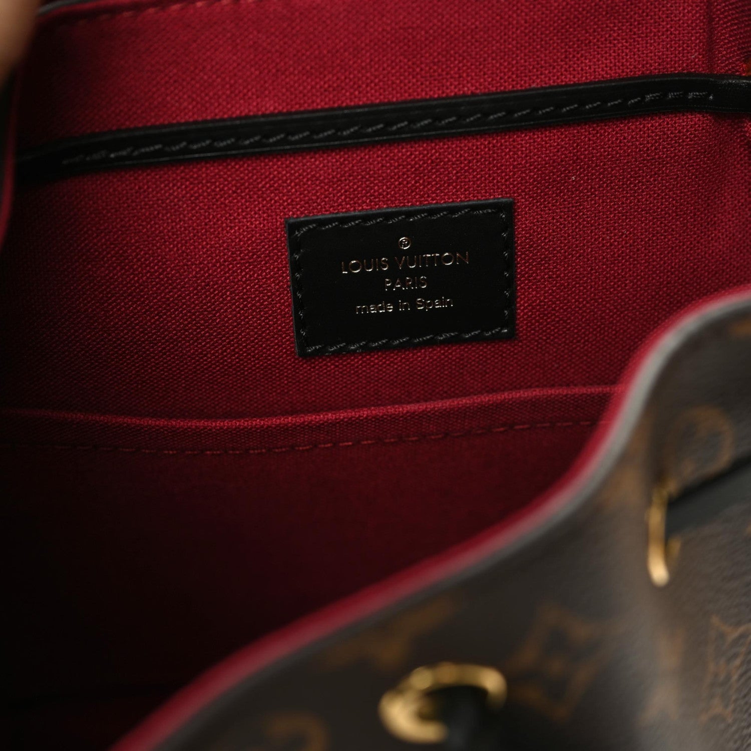 Louis Vuitton Monogram BB Montsouris NM Backpack Black 8 of 9