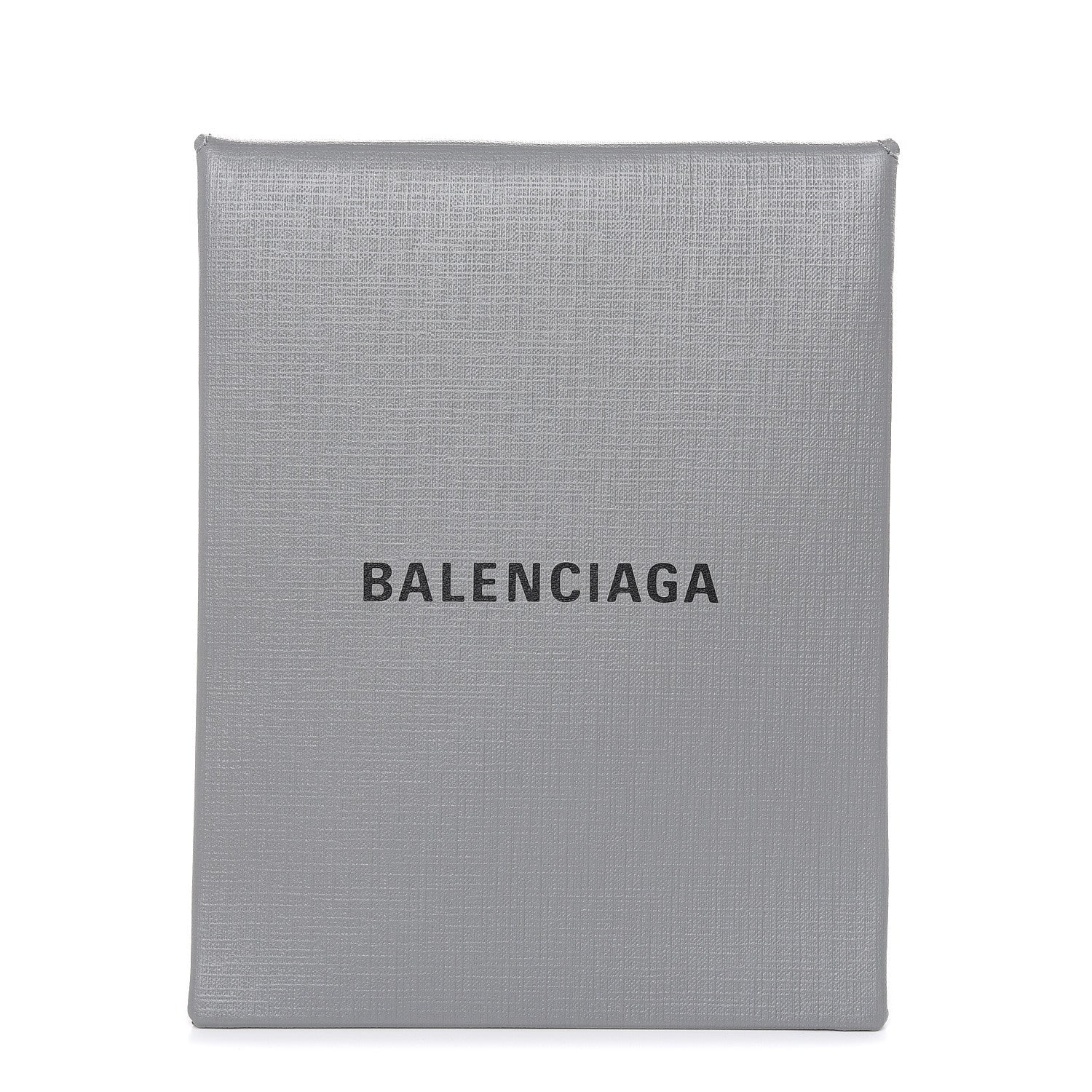 Balenciaga Squared Calfskin Logo Shopping Envelope Clutch Balenciaga Grey 1 of 9