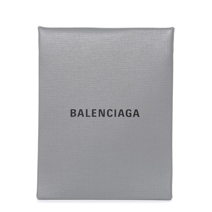 Balenciaga Squared Calfskin Logo Shopping Envelope Clutch Balenciaga Grey 1 of 9