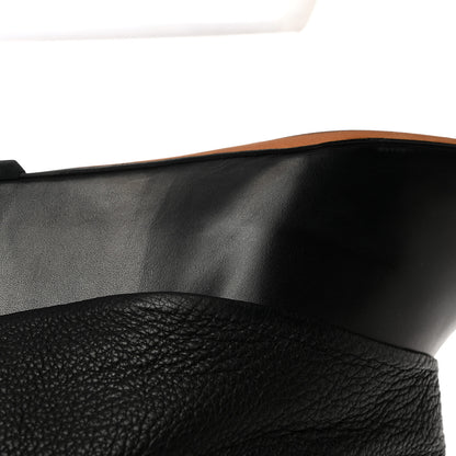 Givenchy Grained Calfskin Shark Lock Pant Boots 37.5 Black 8 of 8