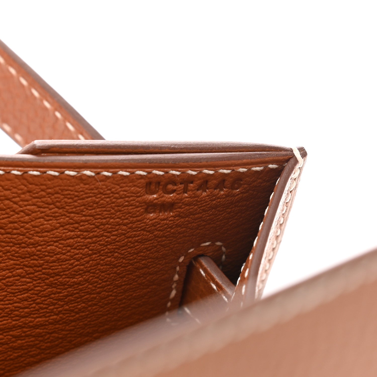 Hermes Taurillon Maurice Kelly Depeches 25 Gold 7 of 8