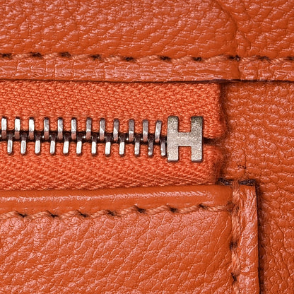 Hermes Taurillon Clemence Birkin 40 Orange 17 of 35