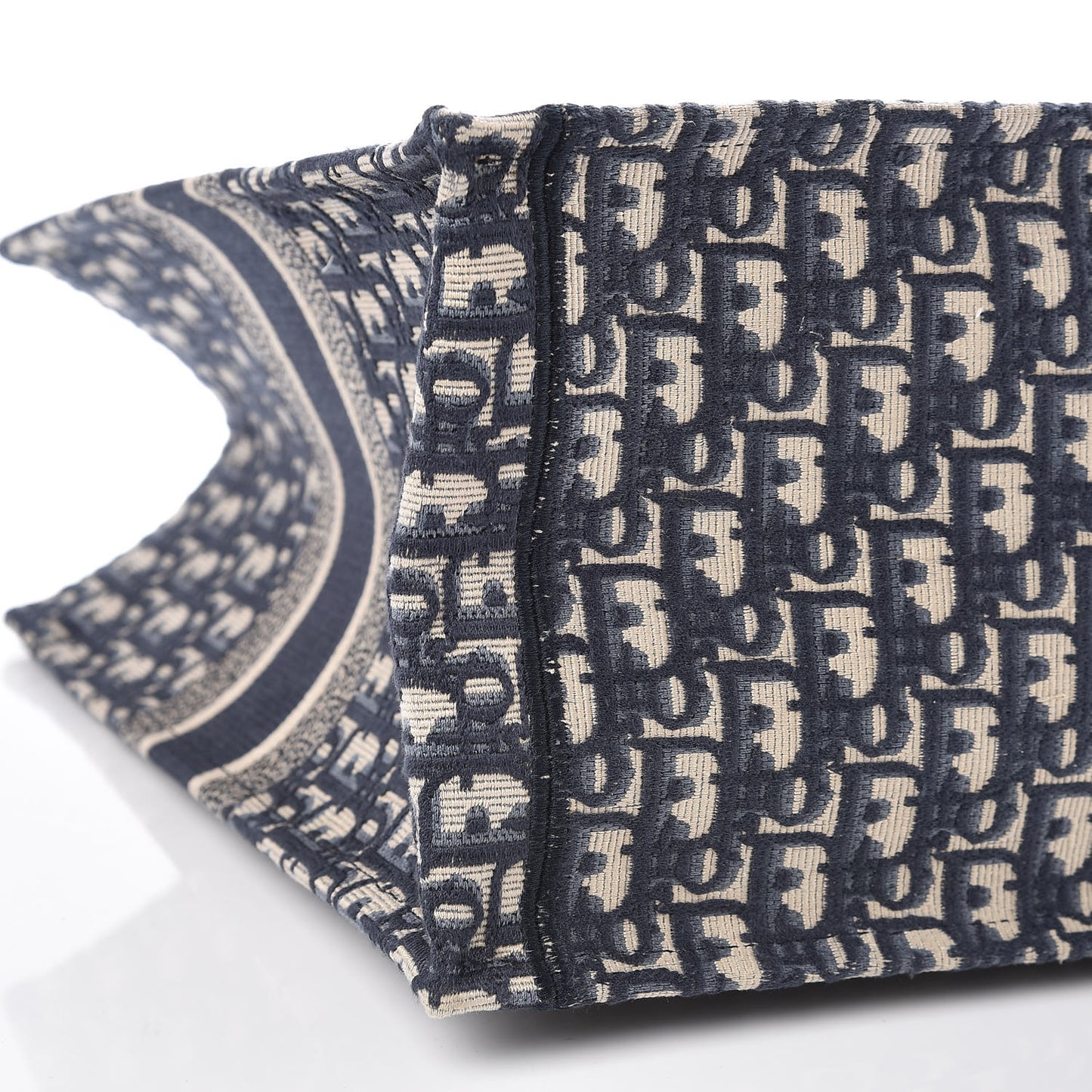 Oblique Book Tote Blue Multicolor