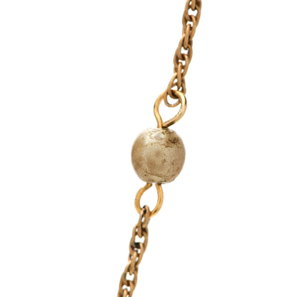 Christian Dior Pearl Long Necklace Gold 5 of 7