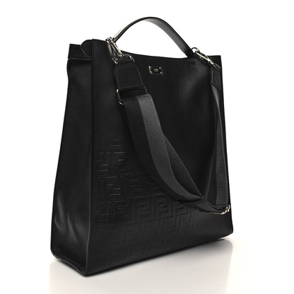 Fendi Vitello Grace FF Gradient Embossed Peekaboo X-Lite Fit Black 3 of 9
