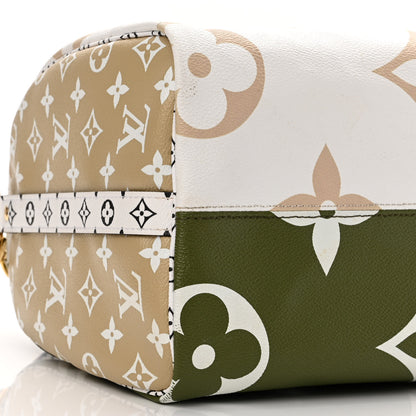 Louis Vuitton Monogram Giant Speedy Bandouliere 30 Kaki Beige 8 of 11
