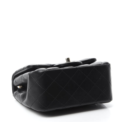 Chanel Lambskin Quilted Mini Square Flap Black 4 of 12