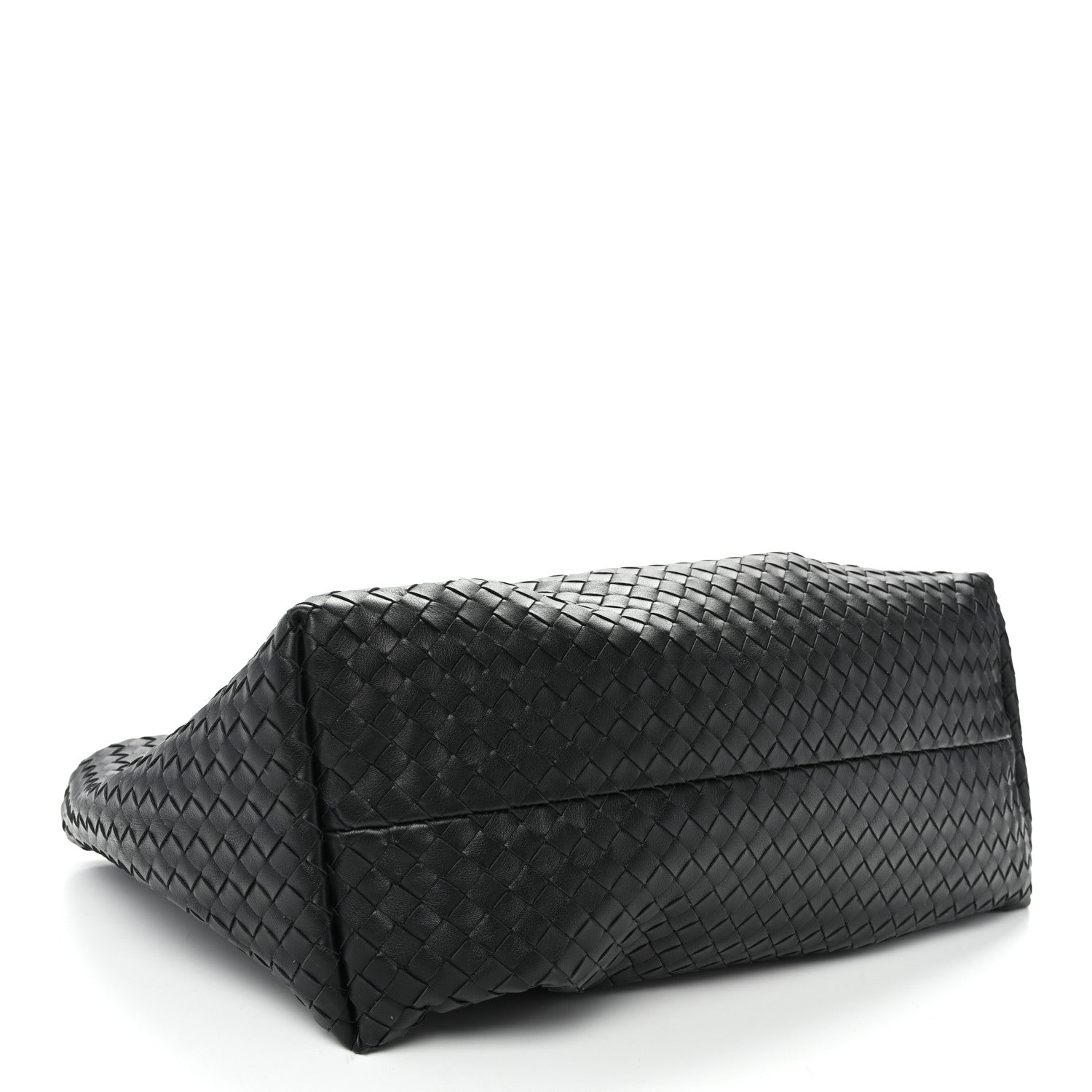Bottega Veneta Calfskin Intrecciato Pinacoteca Reversible Tote Black Fondant 5 of 10