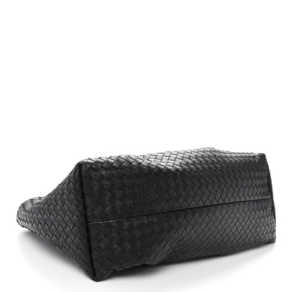 Bottega Veneta Calfskin Intrecciato Pinacoteca Reversible Tote Black Fondant 5 of 10