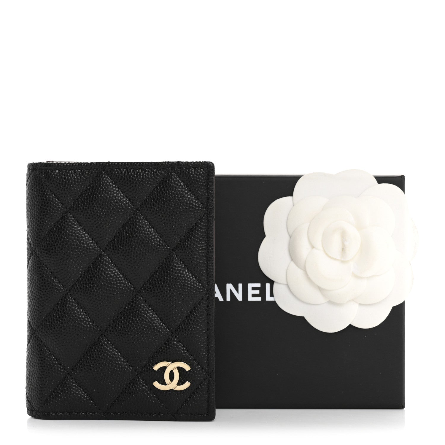 Chanel Caviar Quilted Card Holder Wallet Black 11 of 11