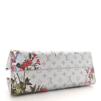 Louis Vuitton Metallic Monogram LV Garden OnTheGo MM Silver 3 of 9