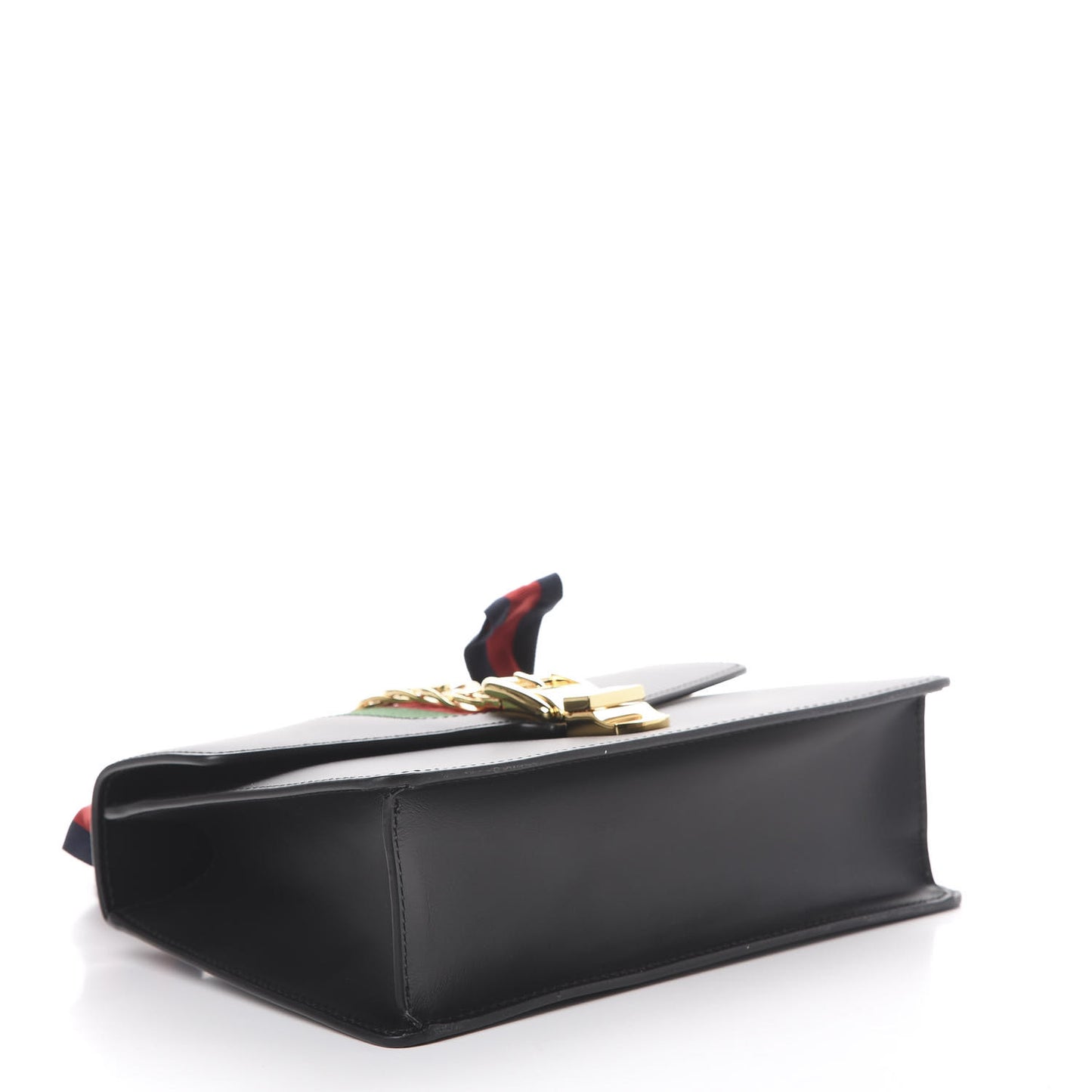 Calfskin Small Sylvie Shoulder Bag Black
