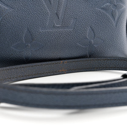 Louis Vuitton Metallic Empreinte Monogram Giant Speedy Bandouliere 20 Navy Nacre 10 of 11