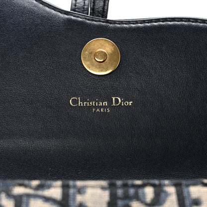 Christian Dior Oblique Saddle Chain Pouch Blue 6 of 12
