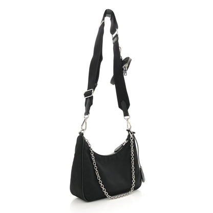 Prada Nylon Re-Edition 2005 Shoulder Bag Black 3 of 11