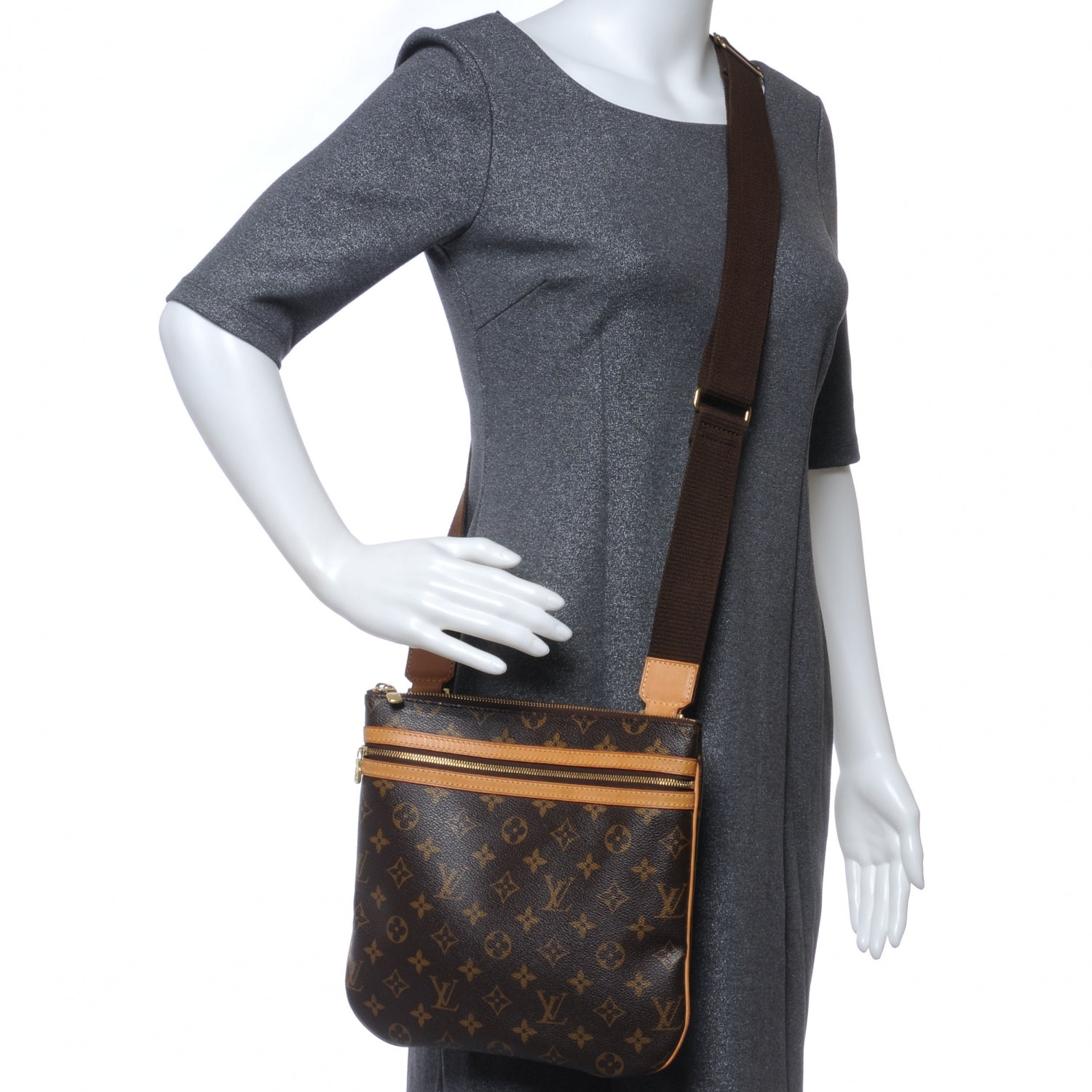 Louis Vuitton Monogram Bosphore Pochette 2 of 7