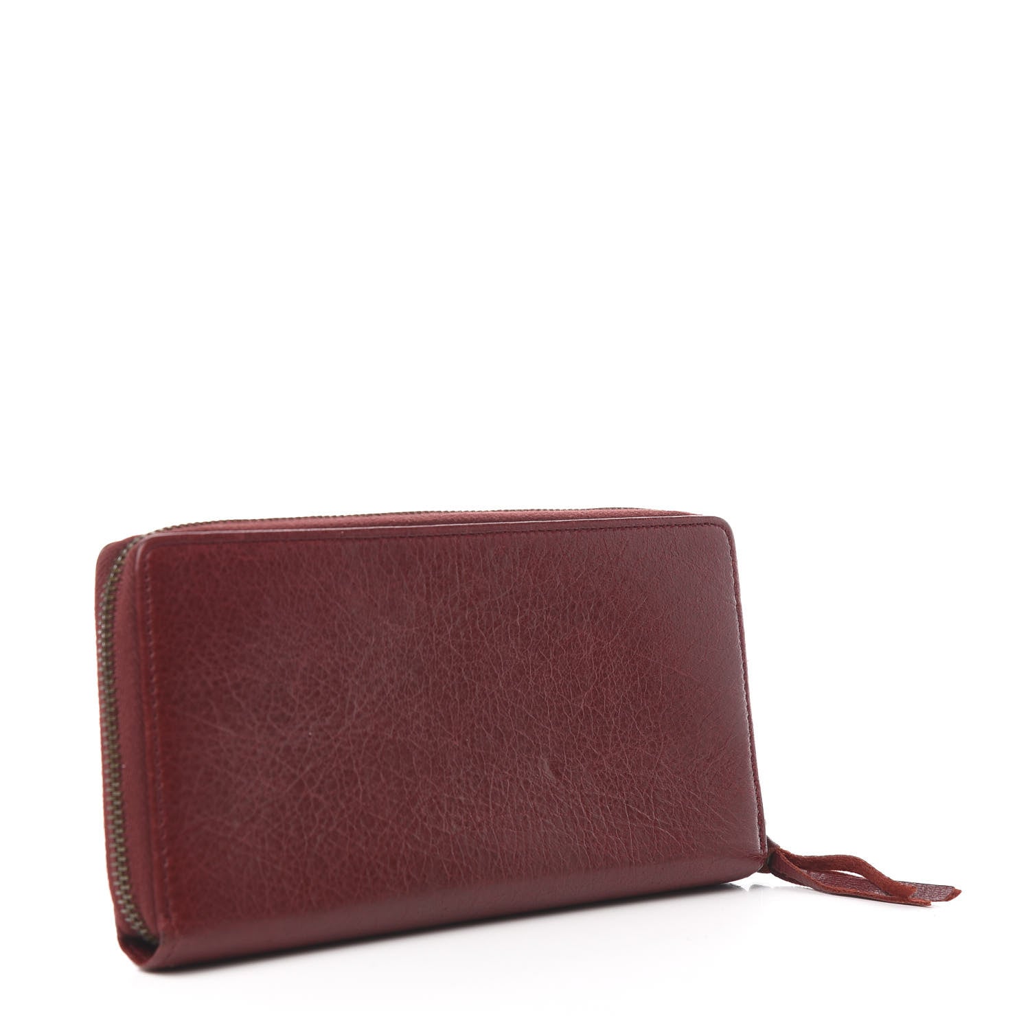 Balenciaga Agneau Classic Hardware Continental Zip Around Wallet Rouge Cerise 3 of 8