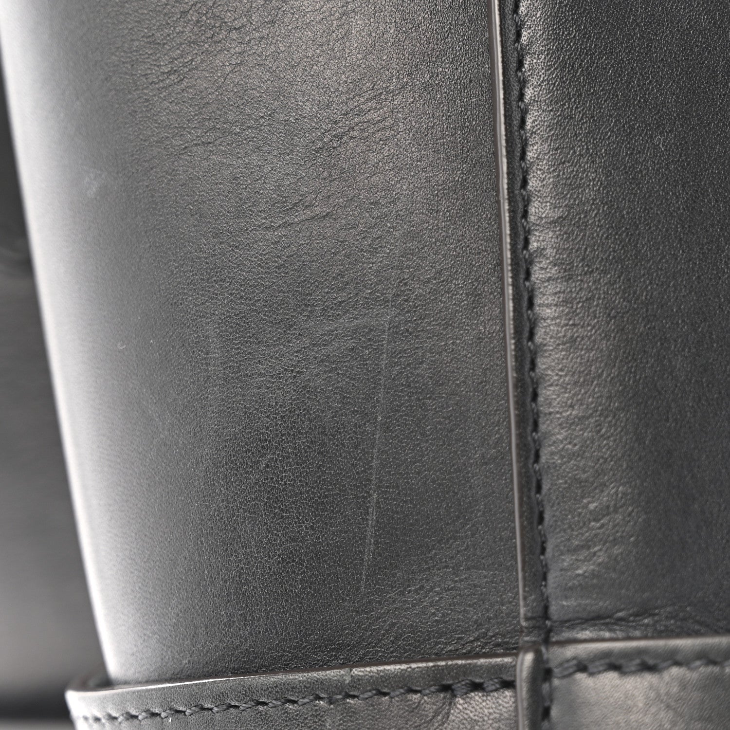 Celine Soft Grained Calfskin Sangle Bucket Bag Black 10 of 12