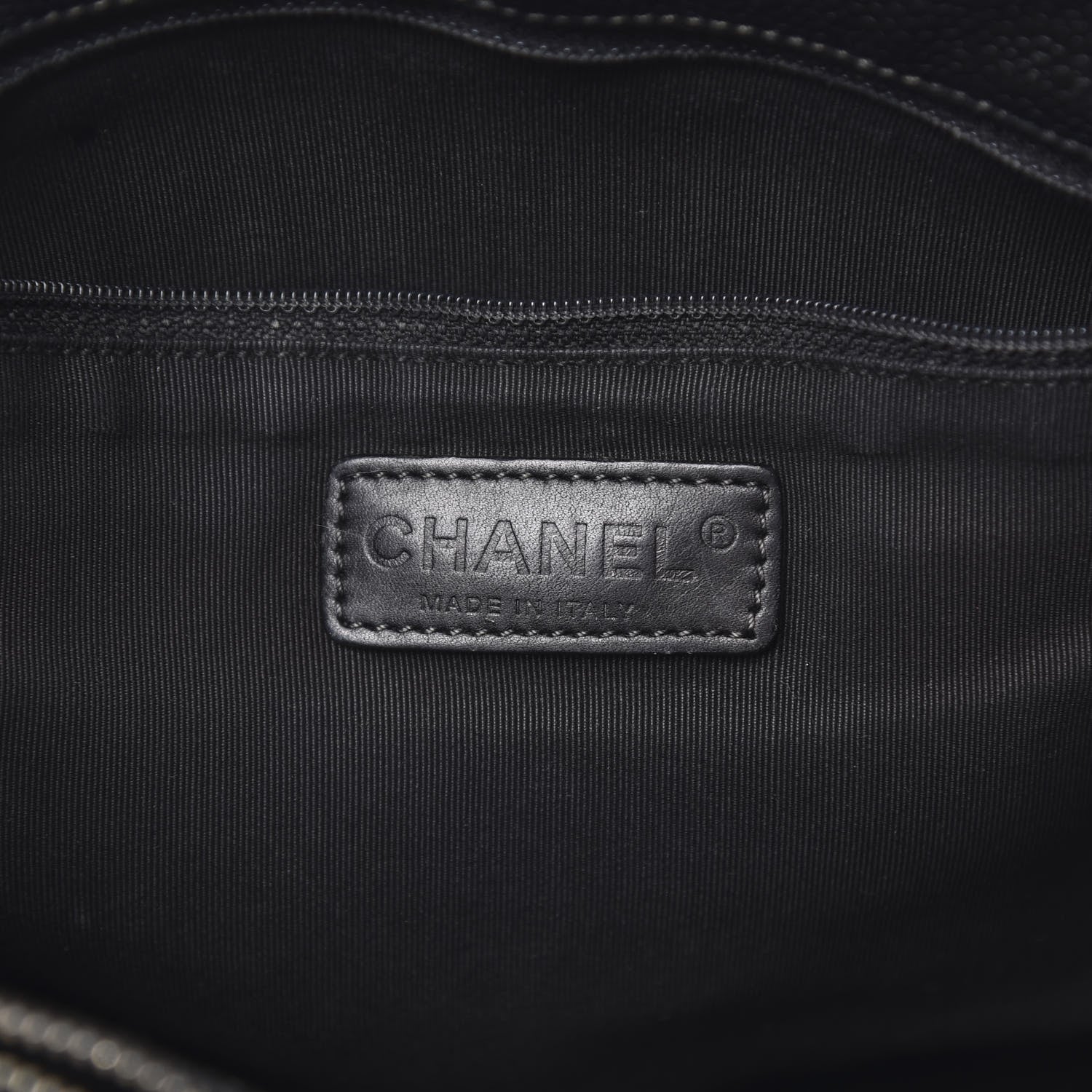 Chanel Caviar Quilted Grand Shopping Tote GST Black 6 of 24