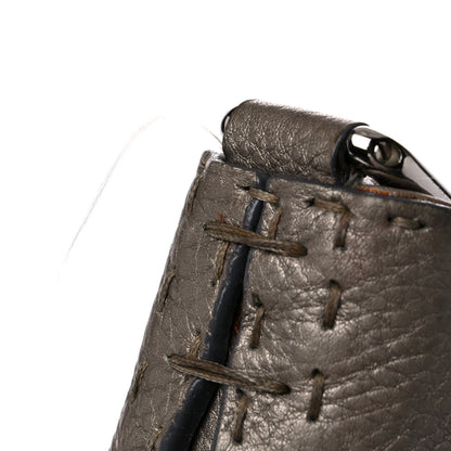 Fendi Cuoio Romano Selleria Hobo Peltro 17 of 22