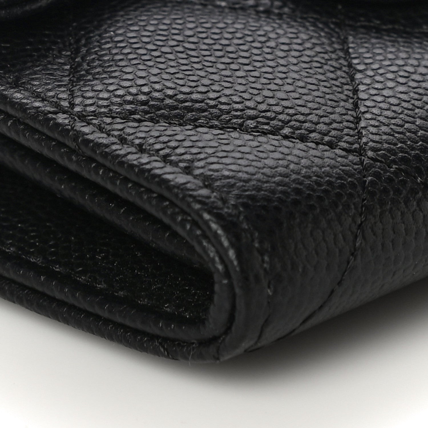 Chanel Caviar Quilted Flap Card Holder On Chain Black 5 of 11