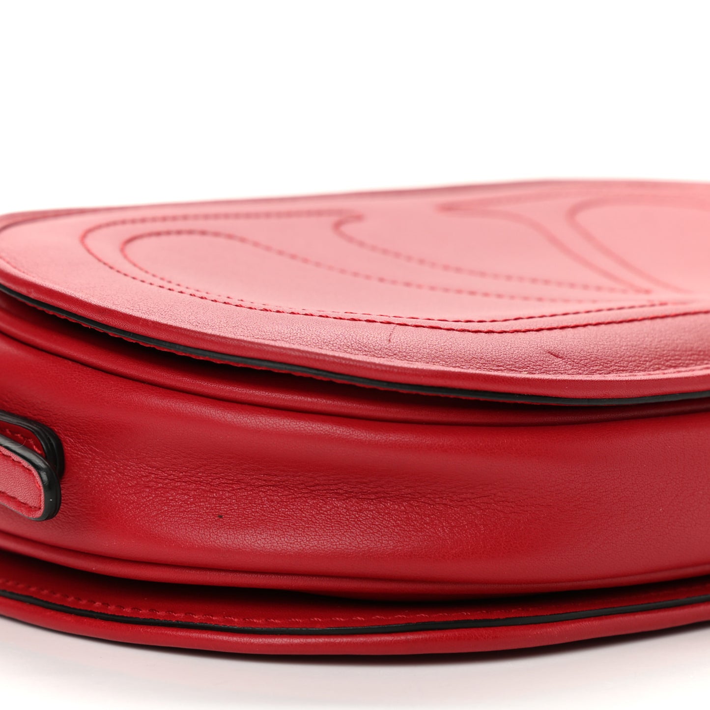 Calfskin VLogo Crossbody Red
