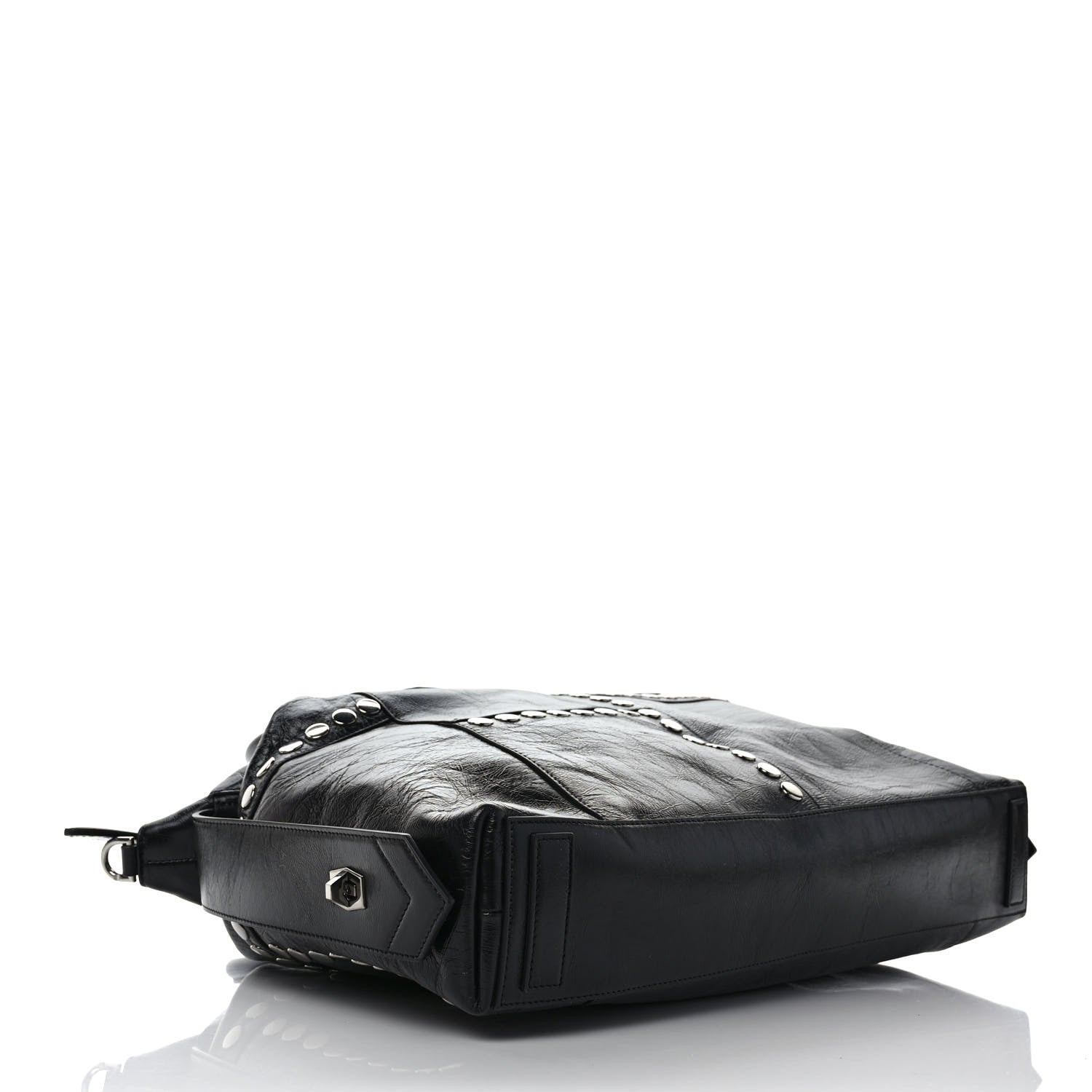 Givenchy Smooth Calfskin Medium Studded Soft Antigona Black 3 of 9