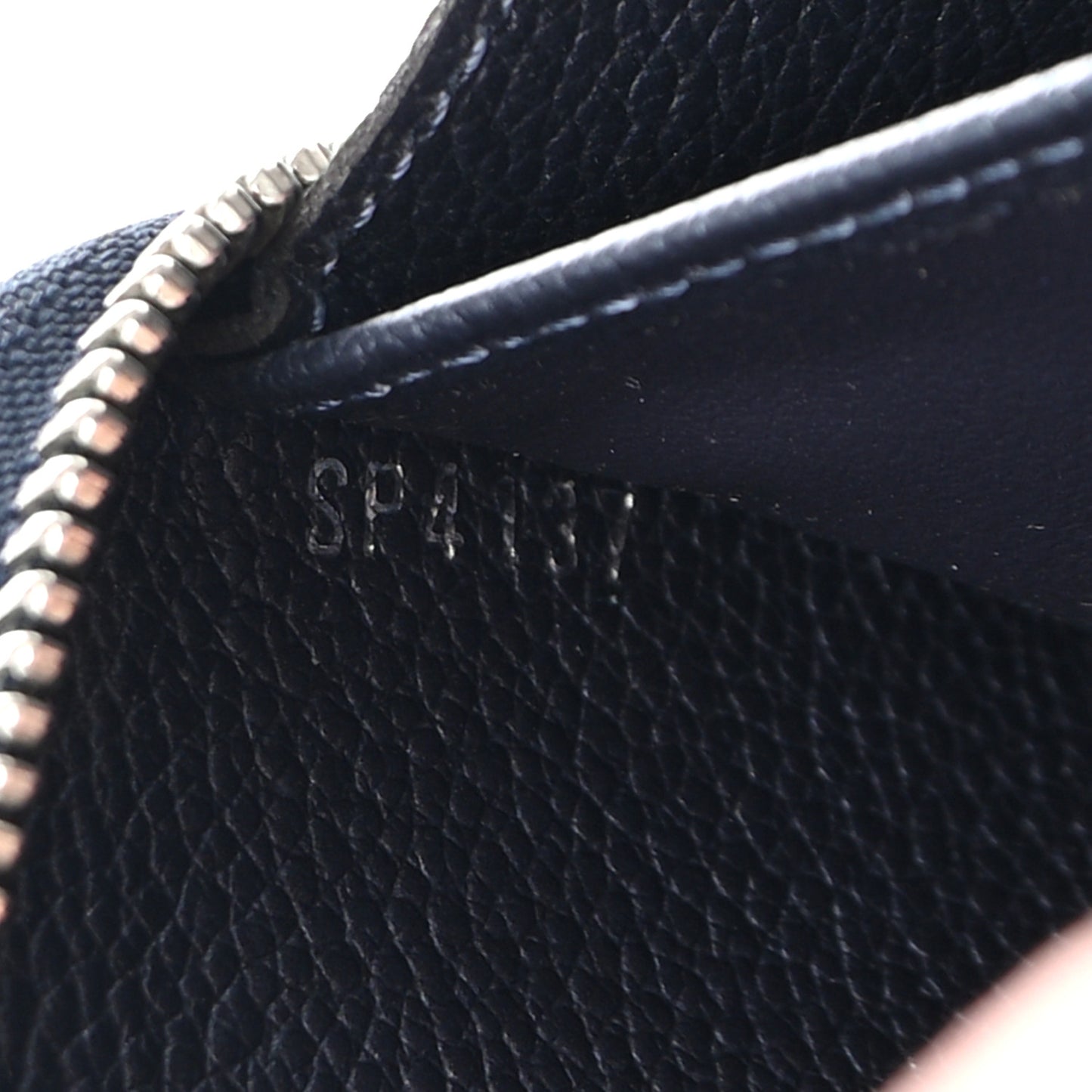 LOUIS VUITTON Empreinte Pins Zippy Wallet Marine