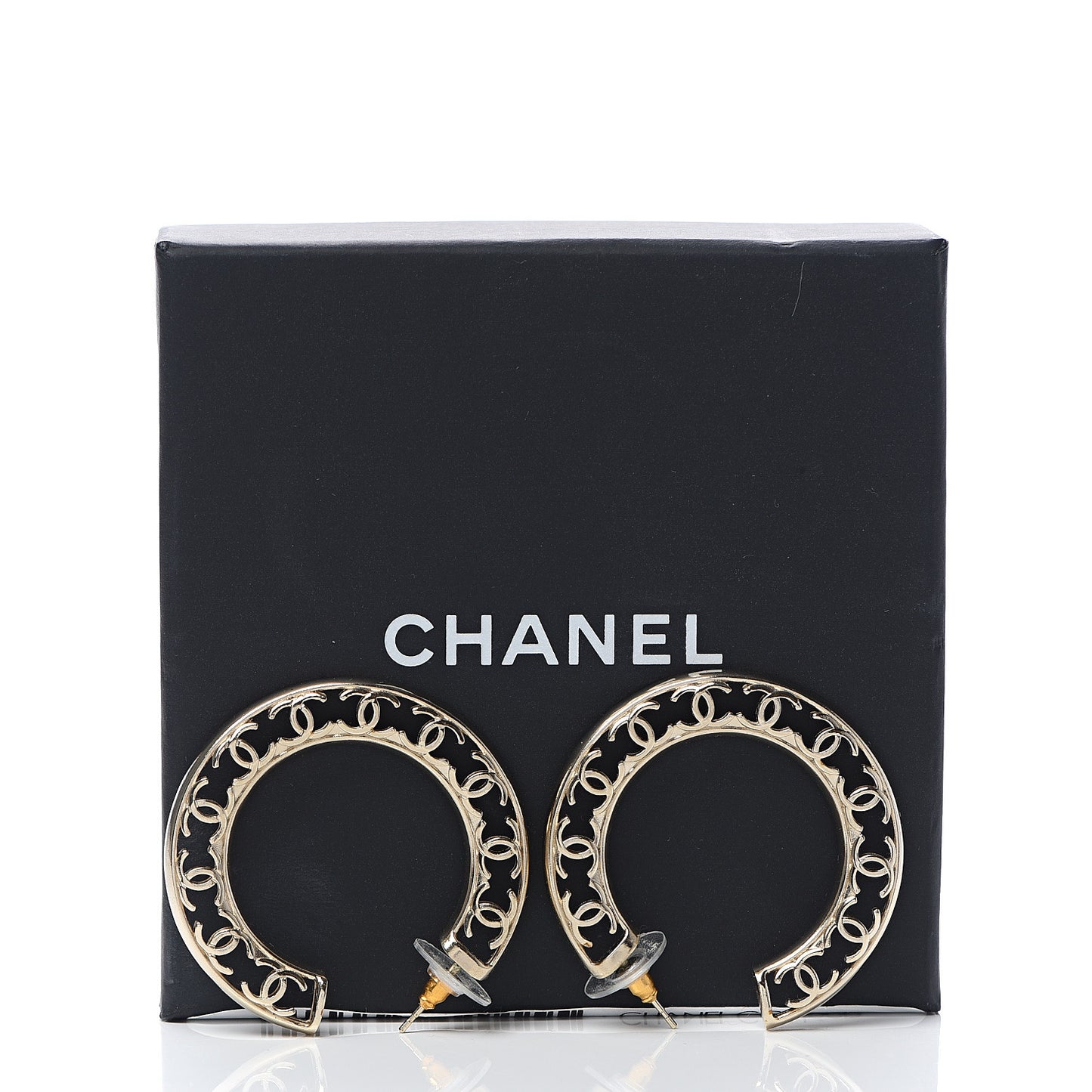 CC Hoop Earrings Gold