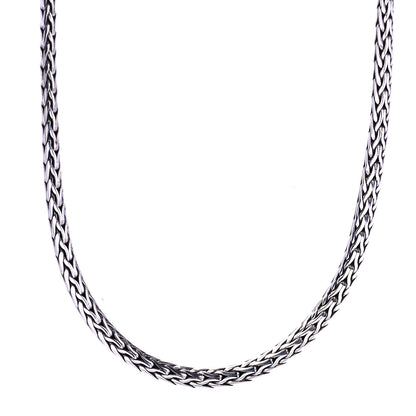 John Hardy Sterling Silver 3.5mm Classic Chain Necklace 36" 1 of 6