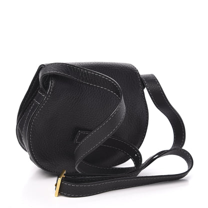 Chloe Calfskin Mini Marcie Round Crossbody Bag Black 3 of 10