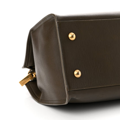 Saint Laurent Calfskin Small Classic Y Cabas Mousse 7 of 8