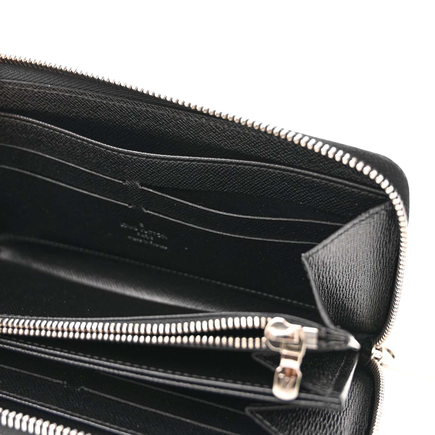 Louis Vuitton Epi Zippy Wallet Black 8 of 11