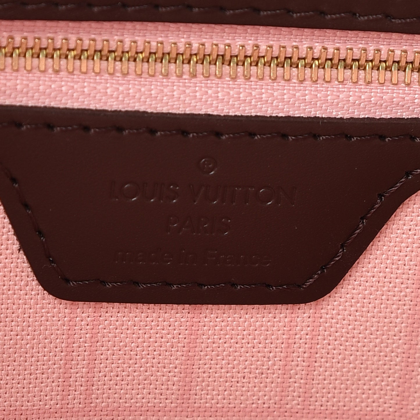 Damier Ebene Neo Neverfull MM Rose Ballerine