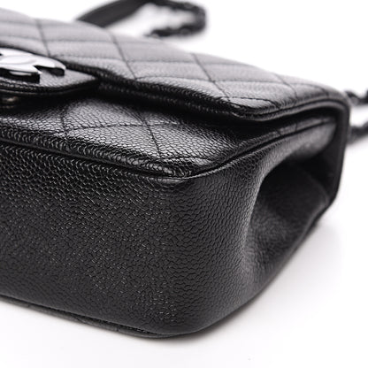 Chanel Caviar Quilted Incognito Mini Square Flap Black 9 of 9